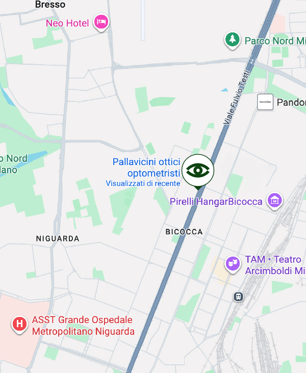 mappa posizione negozio milano